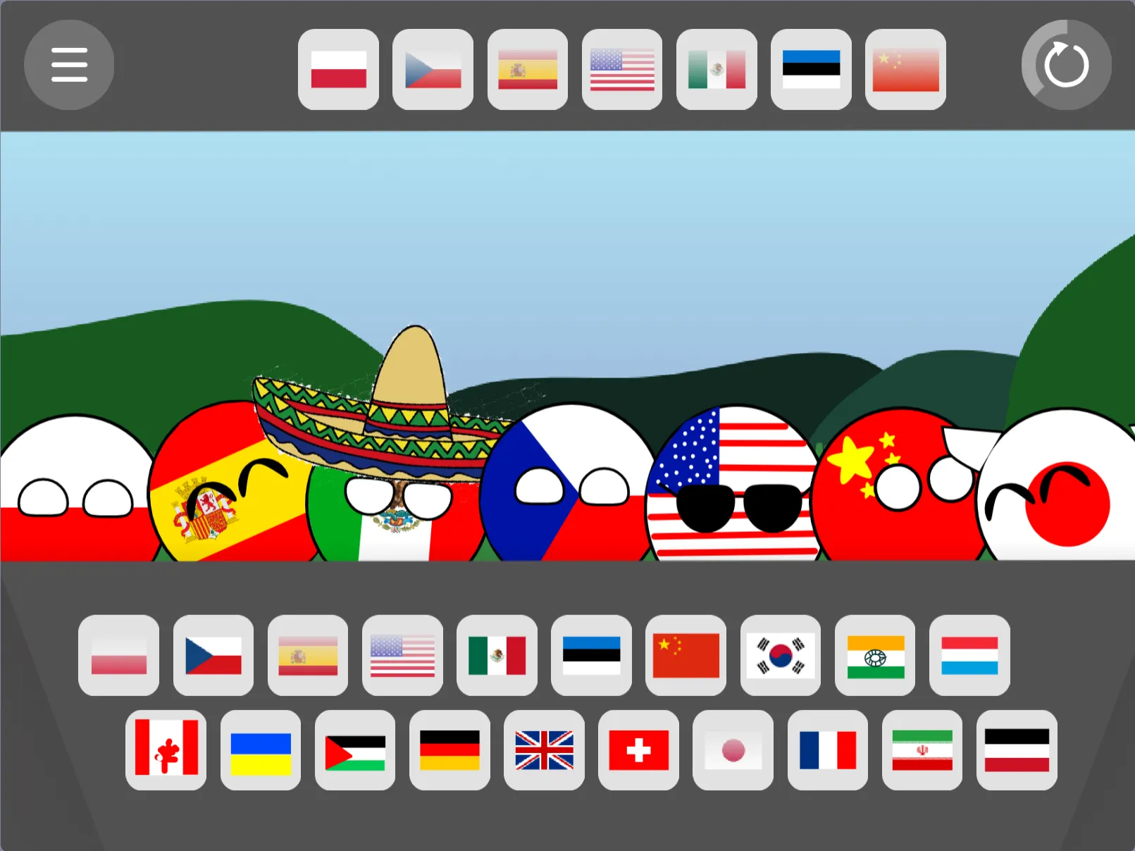 Sprunki Retake Countryballs cover